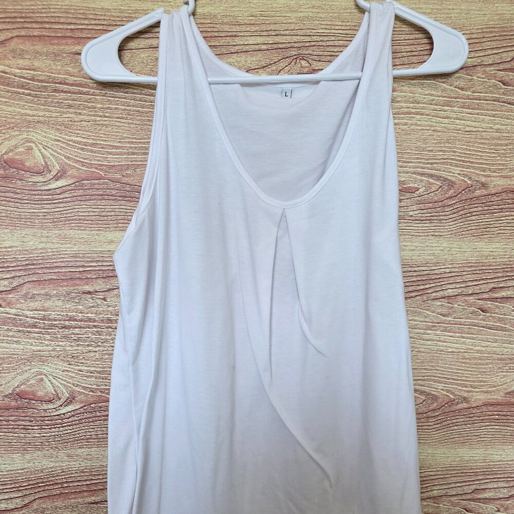 Clara Sunwoo White Sleeveless Tank Top – Size Large